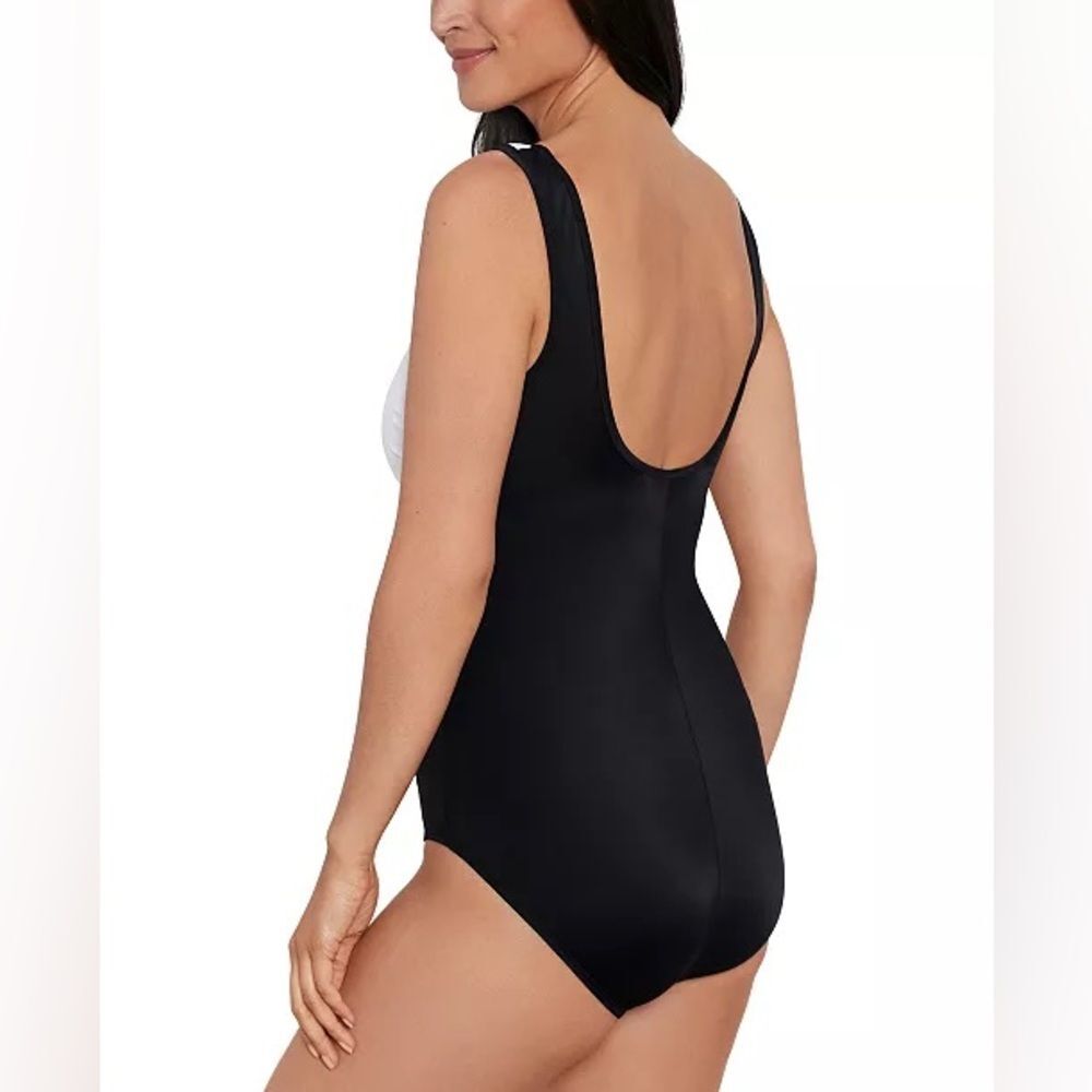 NWOT New Shape Solver Sport for Women's Colorblocked One Piece Swimsuit 8 - Picture 2 of 9